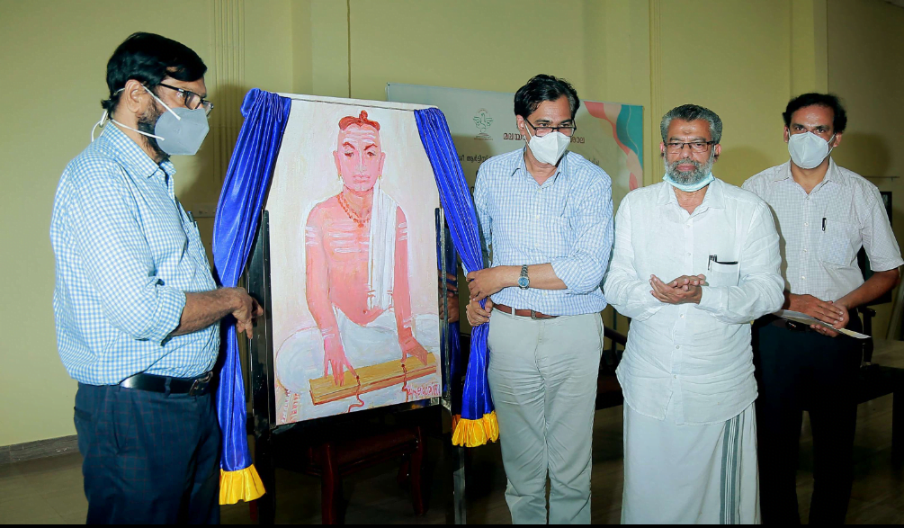 തുഞ്ചത്തെഴുത്തച്ഛൻ ഫോട്ടോ അനാച്ഛാദനത്തെച്ചൊല്ലി വിവാദം