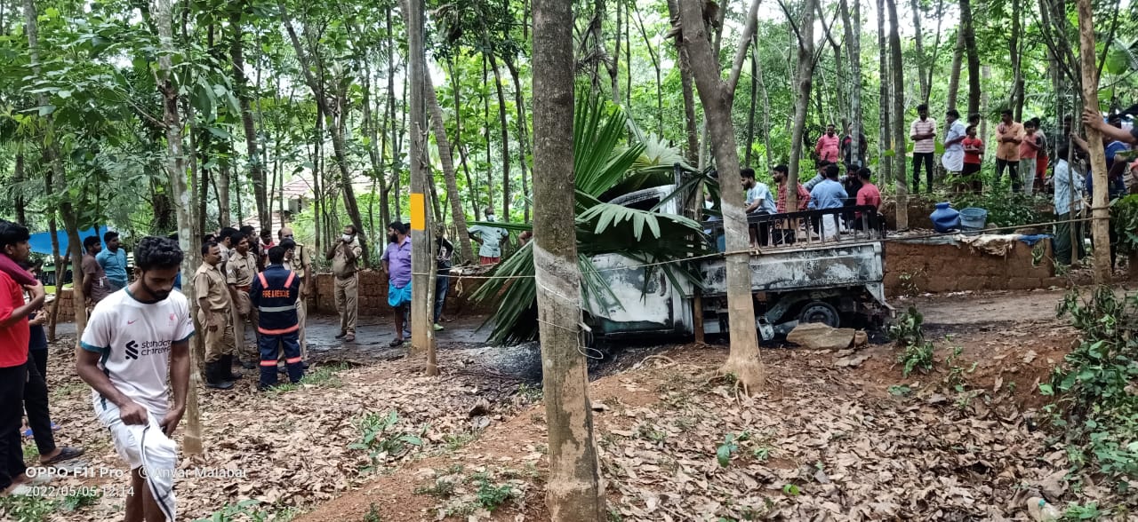 ഗുഡ്സ് ഓട്ടോയിൽ സ്ഫോടനം; യുവതിയും കുഞ്ഞും മരിച്ചു, ഭർത്താവ് കിണറ്റിൽ ചാടിയും മരിച്ചു