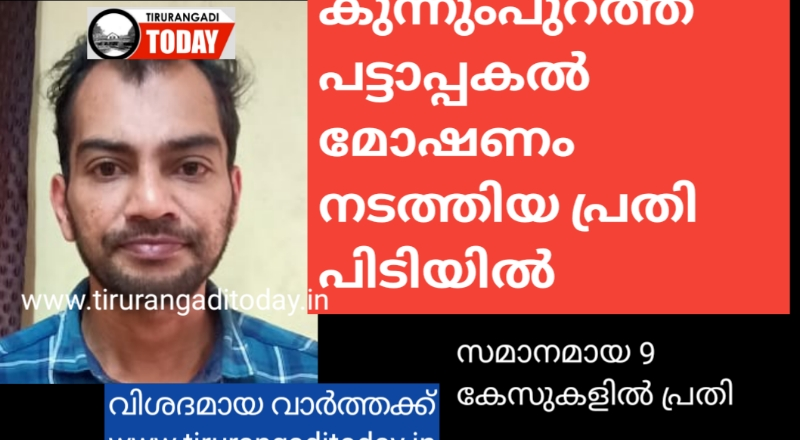 കുന്നുംപുറത്ത് പട്ടാപ്പകൽ മോഷണം നടത്തിയ പ്രതി പിടിയിൽ