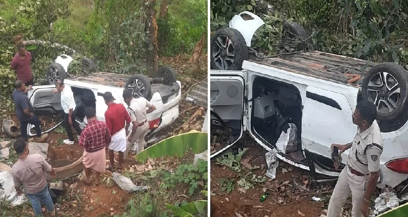 വയനാട്ടില്‍ കാര്‍ നിയന്ത്രണം വിട്ട് താഴ്ചയിലേക്ക് മറിഞ്ഞു; 3 വിദ്യാര്‍ഥികള്‍ മരിച്ചു.