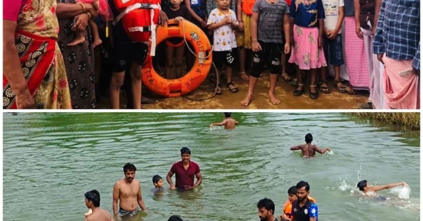 ജല രക്ഷാ പരിശീലന ക്ലാസ് സംഘടിപ്പിച്ചു