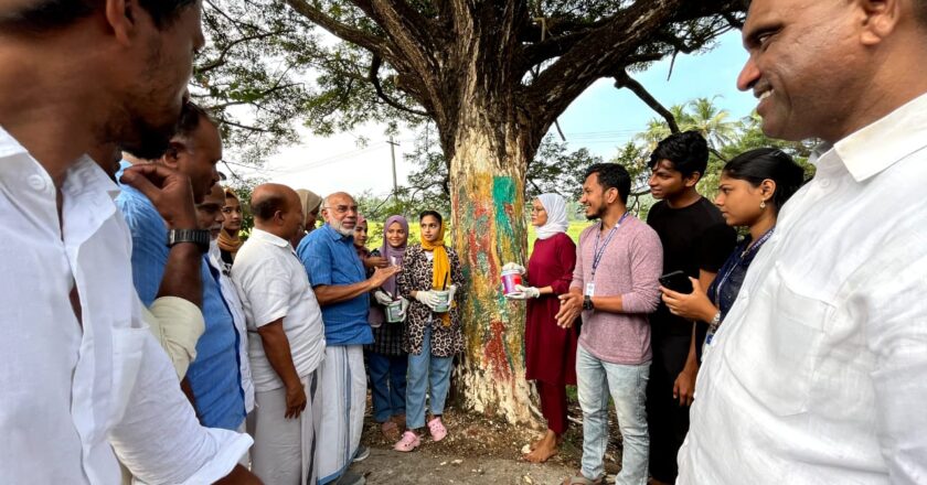 അഴുക്കില്‍ നിന്നും അഴകിലേക്ക് ; സ്‌നേഹാരാമം ഒരുക്കി എന്‍എസ്എസ് വളണ്ടിയര്‍മാര്‍