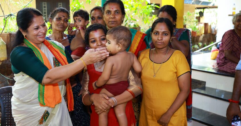 എൻ.ഡി.എ.സ്ഥാനാർത്ഥി നിവേദിത സുബ്രഹ്മണ്യൻ തിരൂരങ്ങാടിയിൽ പര്യടനം നടത്തി