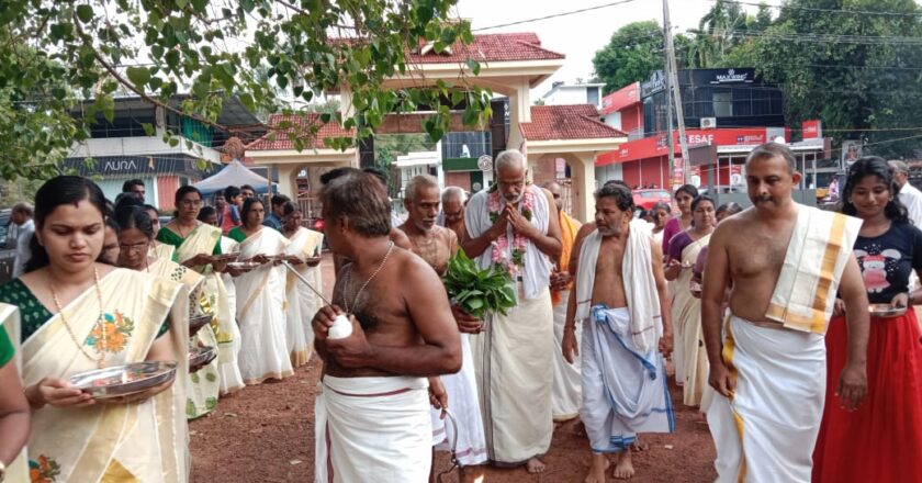 തൃക്കുളം ശിവക്ഷേത്രത്തില്‍ നവീകരണ സഹസ്ര കലശം ആരംഭിച്ചു