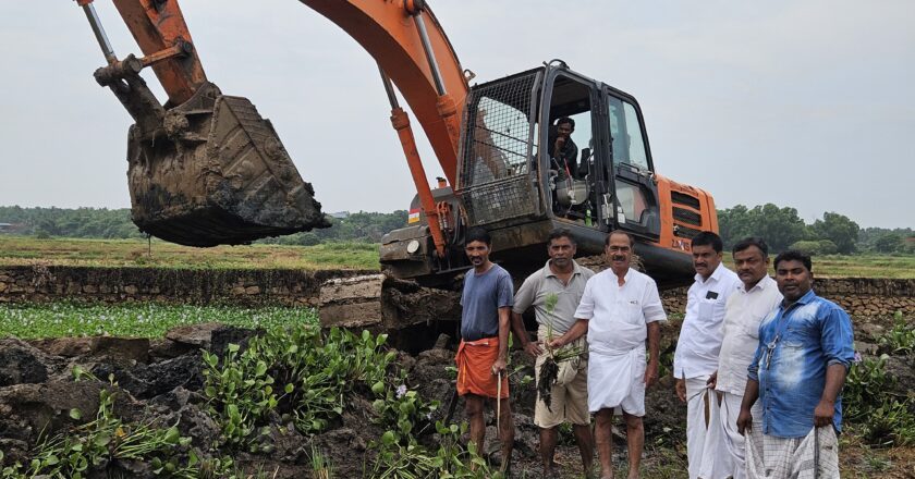 അമൃത് മിഷന്‍ പദ്ധതി ; വെഞ്ചാലി കാപ്പ് നവീകരണം തുടങ്ങി