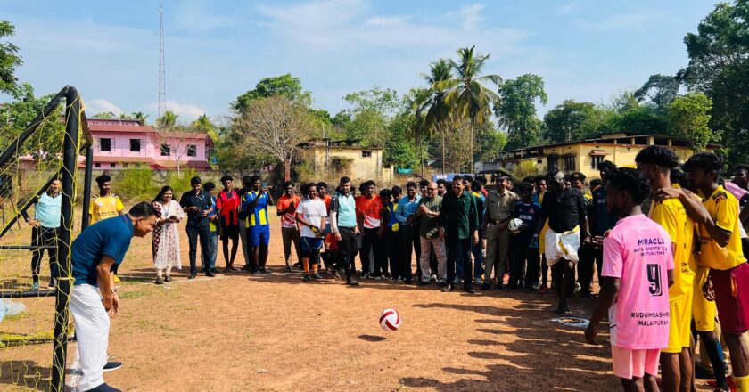 ലഹരി വിരുദ്ധ ക്യാംമ്പയിനിന്റെ ഭാഗമായി ഫുട്ബോള്‍ ടൂര്‍ണ്ണമെന്റിന് തുടക്കമായി