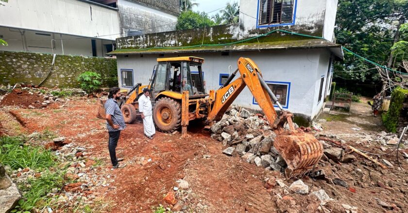 തിരൂരങ്ങാടി നഗരസഭ സമഗ്ര കുടിവെള്ള പദ്ധതി ; ചന്തപ്പടി വാട്ടര്‍ ടാങ്ക് നിര്‍മ്മാണത്തിന് തുടക്കമായി