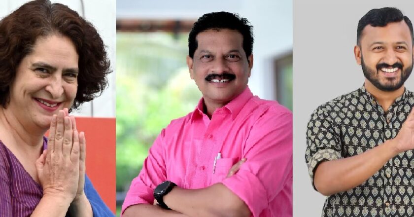 പാലക്കാട് റെക്കോര്‍ഡിട്ട് രാഹുല്‍, ചേലക്കര ചുവപ്പിച്ച് പ്രദീപ്, വയനാട്ടില്‍ കൊടുങ്കാറ്റായി പ്രിയങ്ക