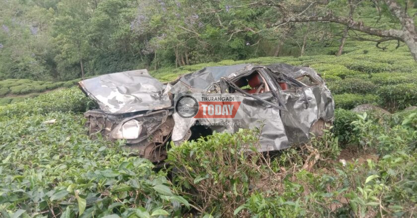 താനൂരിൽ നിന്നും വിനോദ യാത്ര പോയ സംഘം സഞ്ചരിച്ച കാർ താഴ്ചയിലേക്ക് മറിഞ്ഞ് 9 പേർക്ക് പരിക്ക് ; ഒരാളുടെ നില ഗുരുതരം