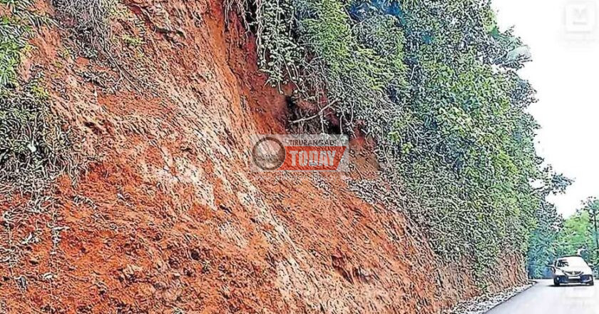 കൂളിമാട്-കളൻതോട് റോഡിൽ മണ്ണിടിച്ചില്‍ രൂക്ഷം : ആശങ്കയോടെ യാത്രക്കാർ