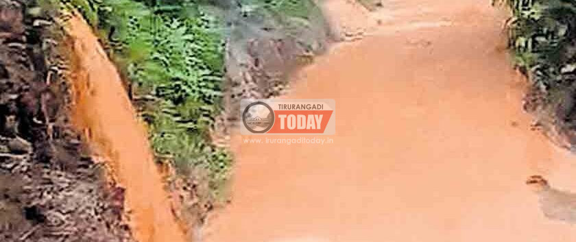 ആറുവരിപ്പാത: മഴ പെയ്താൽ വടക്കേക്കുളമ്പിൽ ചെളിവെള്ളം