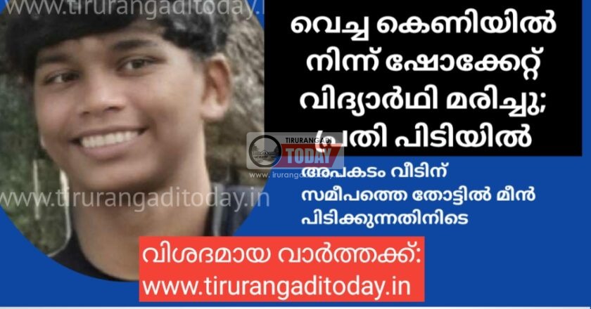 പന്നിയെ പിടിക്കാൻ വെച്ച കെണിയിൽ നിന്ന് ഷോക്കേറ്റ് വിദ്യാർഥി മരിച്ചു; പ്രതി പിടിയിൽ