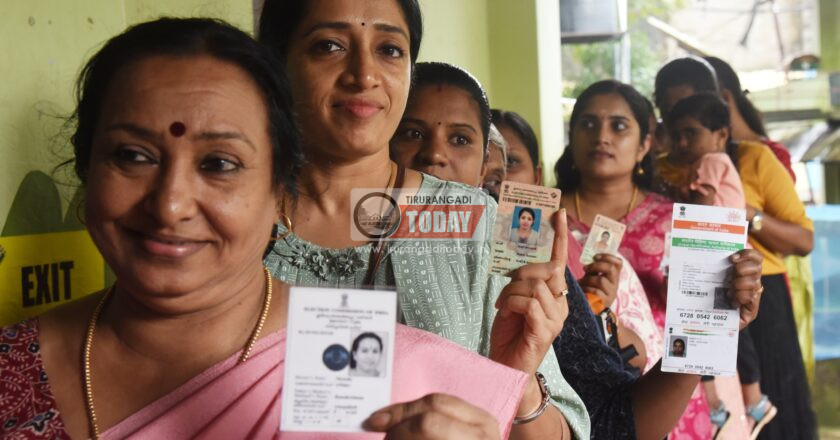 നിലമ്പൂരിൽ  75.27% ശതമാനം പോളിങ്, ഇനി 23 വരെ കണക്ക് കൂട്ടൽ