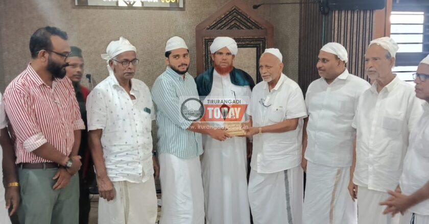 ഡൽഹി ഐഐ ടിയിൽ പ്രവേശനം ലഭിച്ച വിദ്യാർഥിയെ അനുമോദിച്ചു