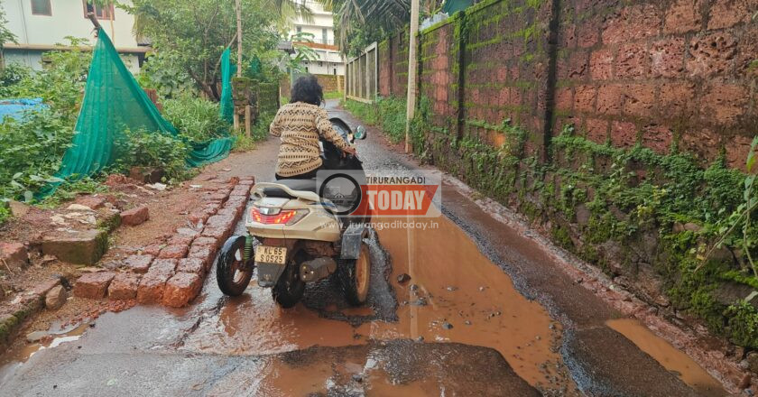 മൂന്നിയൂര്‍ പുളിച്ചേരി റോഡിന്റെ ശോചനീയാവസ്ഥ ; യാത്രക്കാര്‍ ദുരിതത്തില്‍
