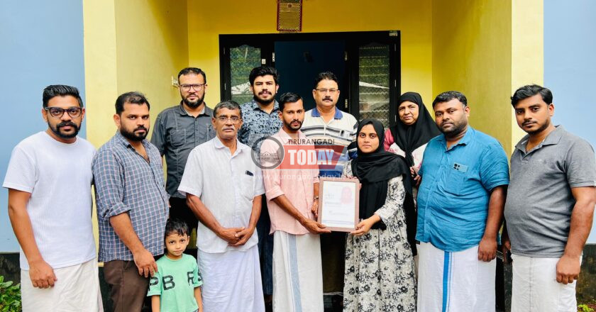 നീറ്റ് പരീക്ഷയ്ക്ക് ഉന്നത വിജയം : കൊടിഞ്ഞിയിലെ ഫാത്തിമ ഫൈറുസയ്ക്ക് യൂത്ത് ലീഗിന്റെ ആദരം