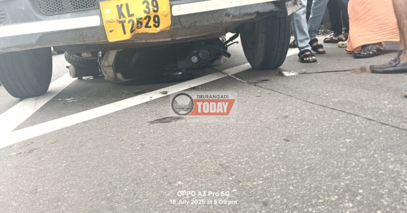 വെളിമുക്കില്‍ പിക്കപ്പ് ലോറിയും ബൈക്കും കൂട്ടിയിടിച്ച് ഒരാള്‍ മരിച്ചു