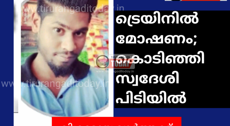ട്രെയിനിൽ മോഷണം; കൊടിഞ്ഞി സ്വദേശി പിടിയിൽ