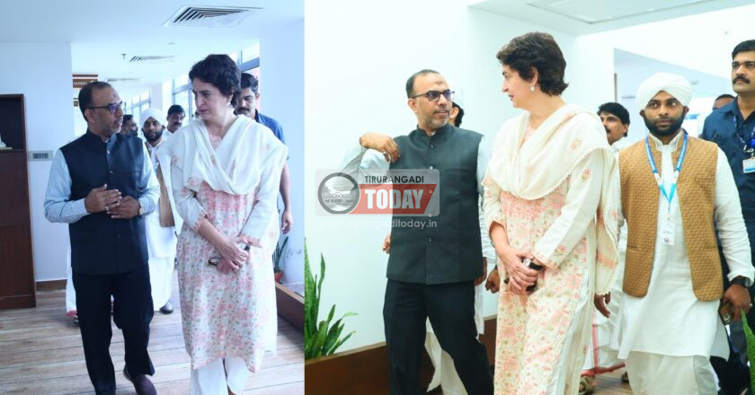 പ്രിയങ്ക ഗാന്ധി മര്‍കസ് നോളജ് സിറ്റി സന്ദര്‍ശിച്ചു ; കാന്തപുരത്തിന് പ്രശംസ