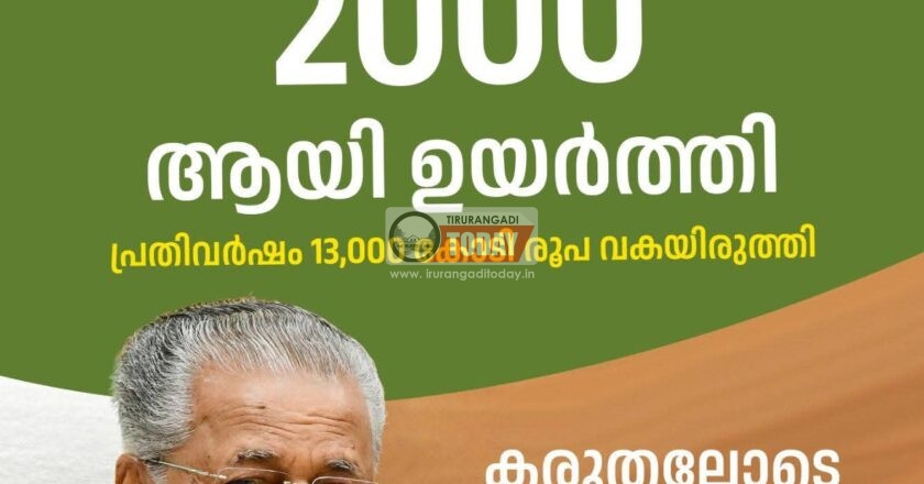 വമ്പൻ പ്രഖ്യാപനങ്ങളുമായി സംസ്ഥാന സർകാർ, പെൻഷൻ 2000 രൂപയാക്കി, ആശ, അംഗൺവാടി പ്രവർത്തകർക്കും ആനുകൂല്യം കൂട്ടി