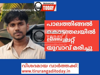 പാലത്തിങ്ങൽ കൊട്ടന്തലയിൽ മിന്നലേറ്റ് യുവാവ് മരിച്ചു