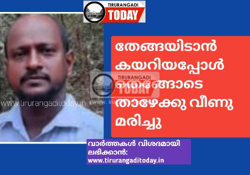തേങ്ങയിടാൻ കയറിയപ്പോൾ തെങ്ങോടെ താഴേക്കു വീണു മരിച്ചു