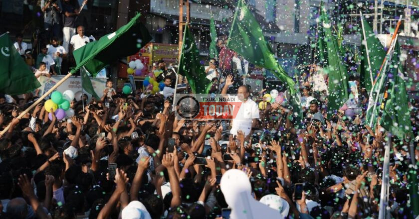 പരസ്യപ്രചാരണത്തിന് ആവേശകരമായ സമാപ്തി കുറിച്ച് പി.കെ. കുഞ്ഞാലിക്കുട്ടി