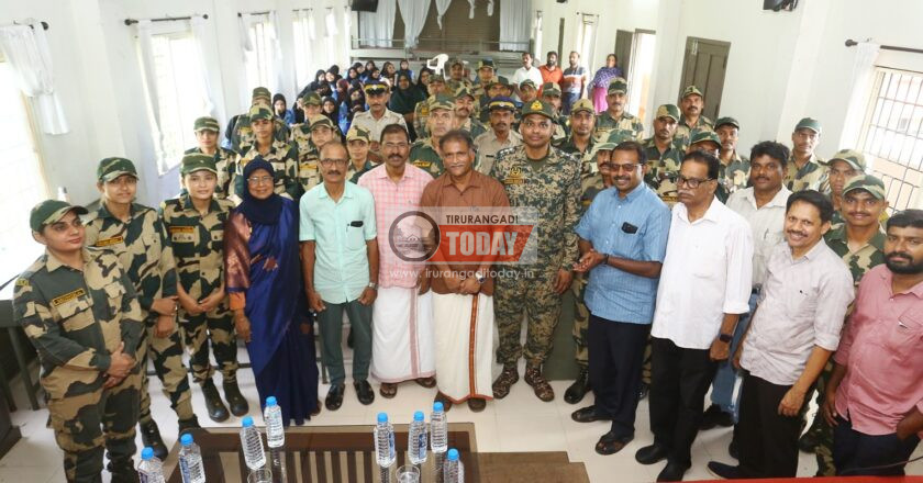 തിരൂരങ്ങാടിയുടെ സ്നേഹം ഹൃദയത്തിൽ നിറച്ച് ബി.എസ്.എഫ് ജവാൻമാർക്ക് ഊഷ്മള യാത്രയയപ്പ് നൽകി