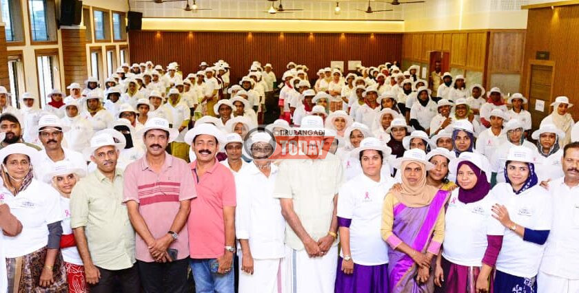 തിരൂരങ്ങാടി നഗരസഭ അതിജീവനം സമഗ്ര ക്യാൻസർ നിവാരണ പദ്ധതി; വളണ്ടിയർ സേനയെ പുറത്തിറക്കി
