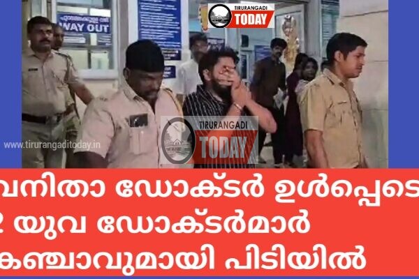 വനിതാ ഡോക്ടർ ഉൾപ്പെടെ 2 യുവ ഡോക്ടർമാർ കഞ്ചാവുമായി പിടിയിൽ